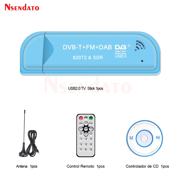 Digital RTL2832U & R820T2 USB2.0 Smart DVB T SDR TV Stick Tuner DVB