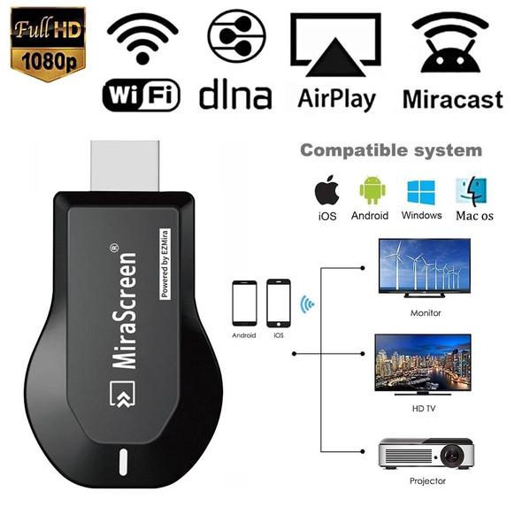 Anycast Tv Stick 1080P Screen Mirror TV Dongle Wireless DLNA Display