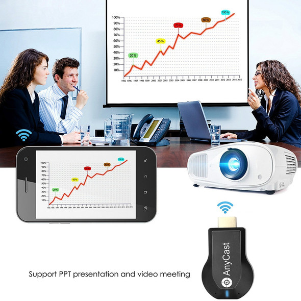 Anycast Tv Stick 1080P Screen Mirror TV Dongle Wireless DLNA Display