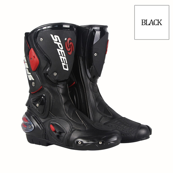 Motorcycle Boots Mid-Calf Long High Ankle Professional Motocross Off-Road Racing Moto Rider Protective Shoes Men Woman B1001