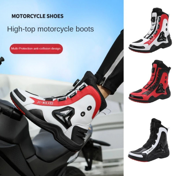Cycling Shoes Motorcycle Waterproof Commuting Boots Off-road Rally Motorcycle Shoes Motorcycle Travel Outdoor Leisure Hot Style