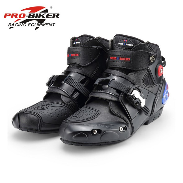 Botas Moto Microfiber Leather Boats Motorcycle Short Boots Professional moto shoes Racing bota motociclista Motorcycle Boots