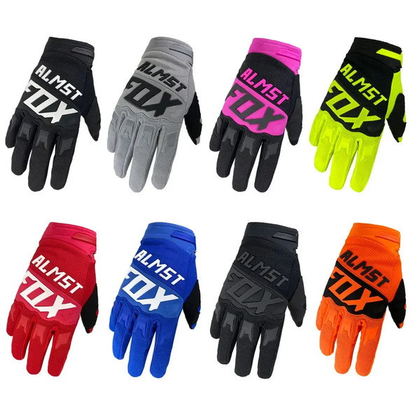 Almst Fox Motocross Gloves MTB ATV UTV Off-Road Motorcycle Gloves Top Brand Mountain Bike Gloves Anti-slip breathable Guantes