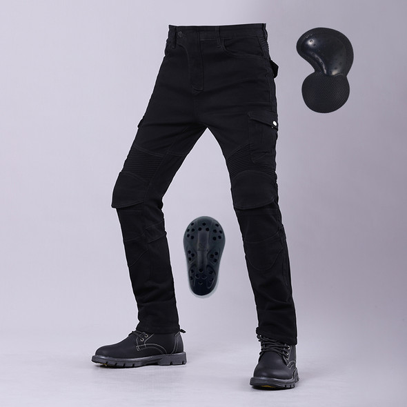 Classic Mens Motorcycle Jeans Outdoor Riding Pants With Protective Gear Moto Jeans Knee Pads Removable Motorbike Trousers Classic Mens Motorcycle Jeans Outdoor Riding Pants With Protective Gear Moto Jeans Knee Pads Removable Motorbike Trousers