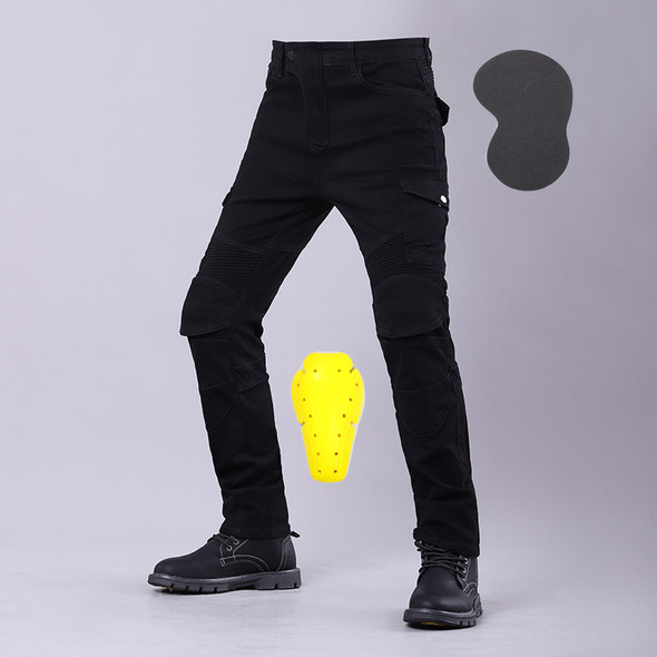 Classic Mens Motorcycle Jeans Outdoor Riding Pants With Protective Gear Moto Jeans Knee Pads Removable Motorbike Trousers Classic Mens Motorcycle Jeans Outdoor Riding Pants With Protective Gear Moto Jeans Knee Pads Removable Motorbike Trousers