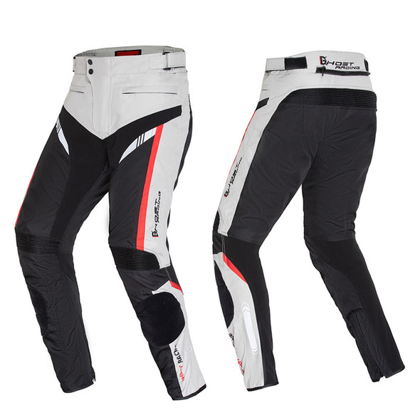 Waterproof Motorcycle Pants Men Wear-Resistant Motocross Pants Anti-Fall Motorcycle Protection Equipment Reflective Biker Pants