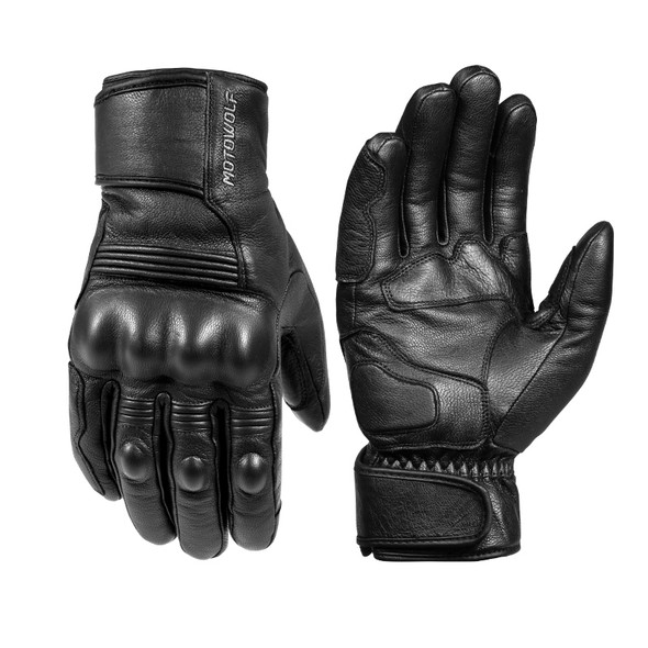 2021 Real Leather Motorcycle Gloves Waterproof Windproof Winter Warm Summer Breathable Touch Screen Riding MTB Bike Car Gloves