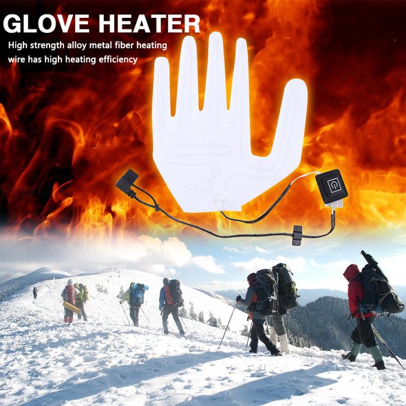 Winter Outdoor Thermal Hand Warmer Heater for Shoes Gloves Carbon Fiber USB Gloves Heated Pads Electric Heating Film Element