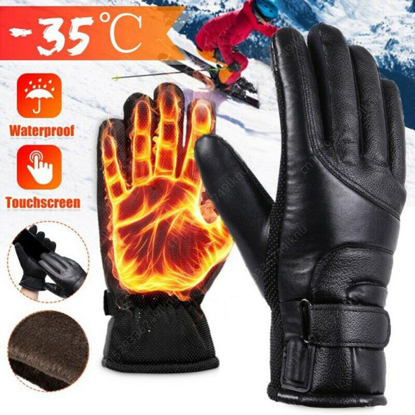 Snowmobile Heating Gloves Hand Warmers 3 Gear Electric Thermal Gloves Waterproof Snowboard Cycling Motorcycle Bicycle SkiOutdoor