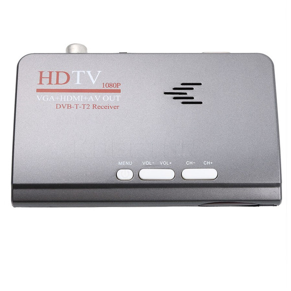 Digital Dvb-t T2 Dvbt2 Tv Box Vga Av Cvbs Tv Receiver Converter With