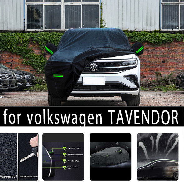 For Volkswagen TAVENDOR Protection Full Car Covers Snow Cover Sunshade Waterproof Dustproof Exterior Car accessories