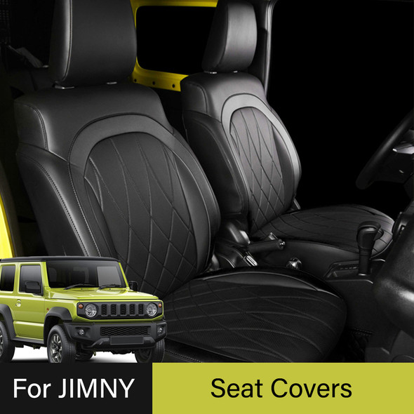 Car Seat Cover Luxury Fully Surround Pad PU Leather Cushion Modified Water Proof Interior Accessories For Suzuki JIMNY Jb64 Jb74