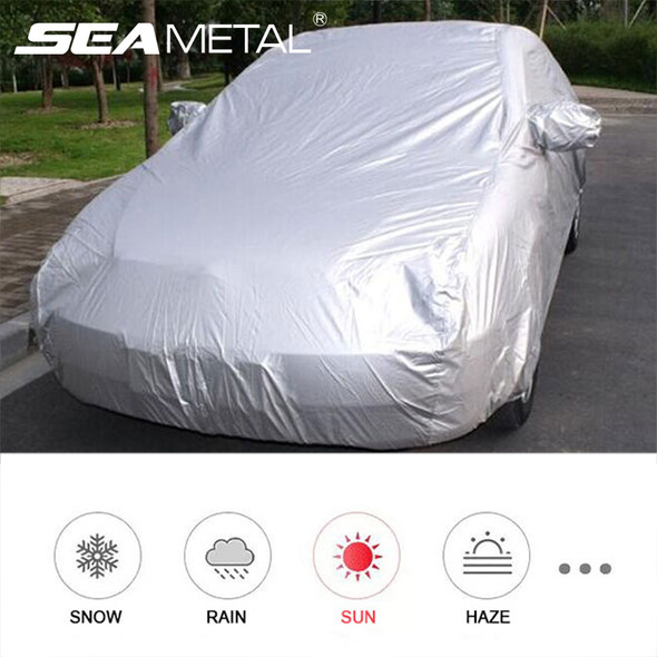 Waterproof Car Cover Outdoor Cars Covers Auto Full Cover Sun UV Snow Dust Resistant Protection Universal for Hatchback Sedan SUV