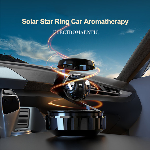 Solar Energy Car Air Freshener Solar Rotation Suspension Auto Fragrance Accessories Perfume Diffuser Men And Women