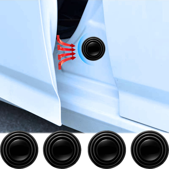 Anti-collision Silicone Pad Car Stickers Door Closing Anti-shock Protection Soundproof Silent Buffer Gasket Auto car accessory