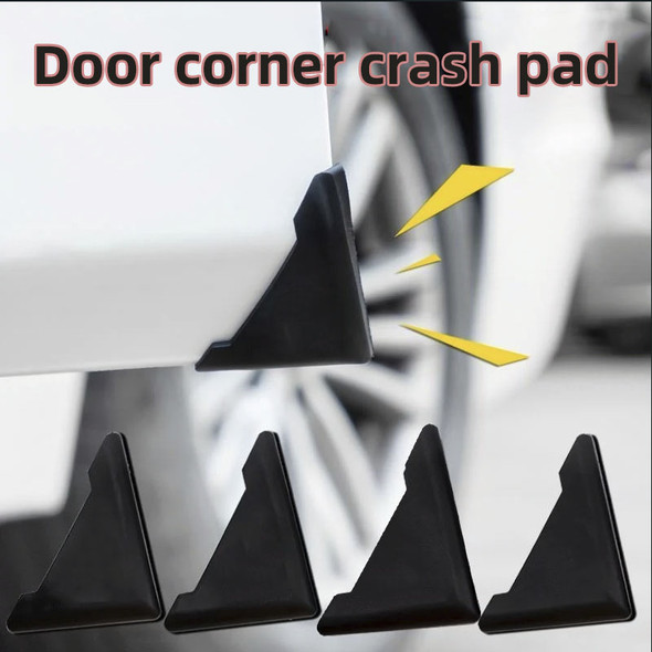 2PCS Silicone Car Door Corner Cover Bumper Crash Scratch Protector Anti-Scratch Crash Protection Auto Care
