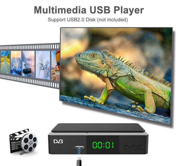 UBISHENG U6 DVB T2 C Digital TV Receiver H.265 HD 1080p Decoder UBISHENG U6 DVB T2 C Digital TV Receiver H.265 HD 1080p Decoder