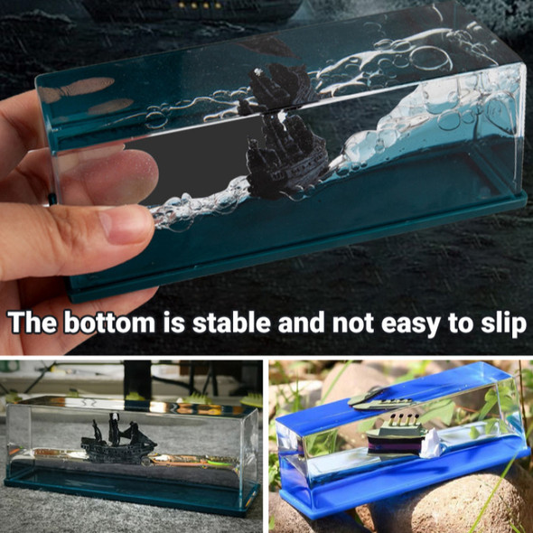 Car Dashboard Decorations Never Sinking Boat Car Dashboard Ornament Fluid Breaking Waves