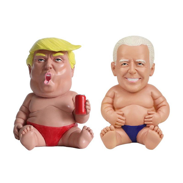 Man Statue Joe Biden And Trump Collectible Resin Figurine Dashboard Statue Figurine Desktop Ornaments Desk Statue Art Sculpture