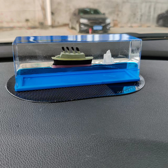 Funny Car Dashboard Cruise Ship Ornament Iceberg And Boat Fluid Drift Ornaments Car Interior Decoration For Birthday Gifts Funny Car Dashboard Cruise Ship Ornament Iceberg And Boat Fluid Drift Ornaments Car Interior Decoration For Birthday Gifts