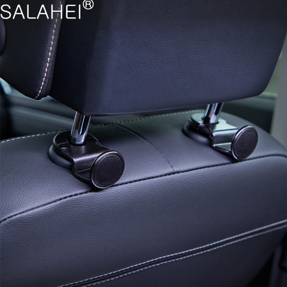 Auto Seat Headrest Hook Storage Hanger Suede Car Vehicle Back Seat Organizer Holder Car Interior Accessories