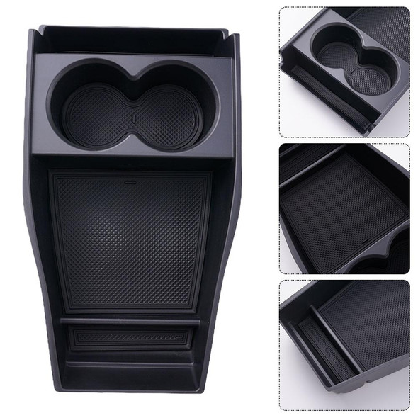 For Hyundai IONIQ 5 2022 2023 Armrest Storage Box Cup Holder Organizer Tray Center Console Stowing Tidying Car Accessories