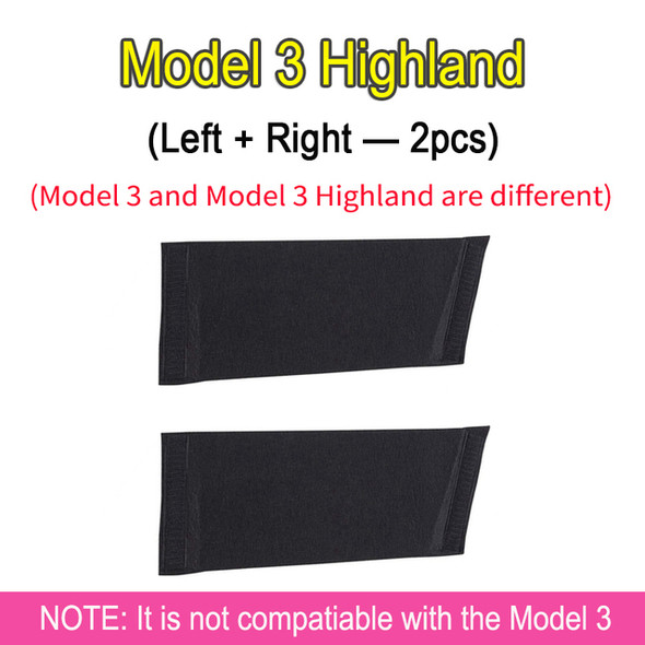 For Tesla Model 3 Y Highland Trunk Organizer Side Storage Bin Rear Cargo Cover Protector Holder Board 2024 2023 2022 Accessories