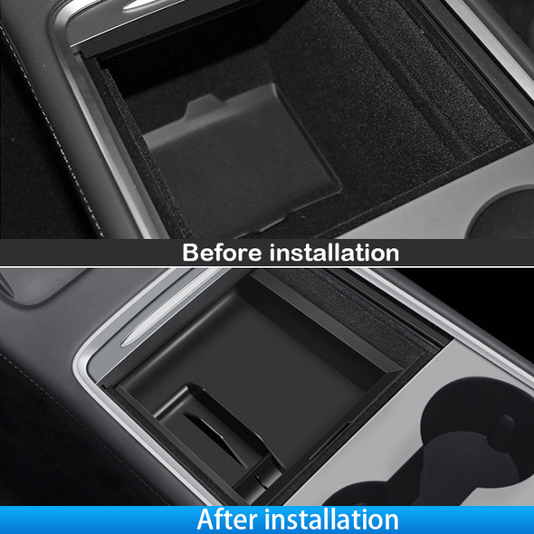 3PCS Armrest Hidden Storage Box for Tesla Model 3 Model Y 2021 2022 Center Console Organizer Model3 2021 2022 Accessories ABS