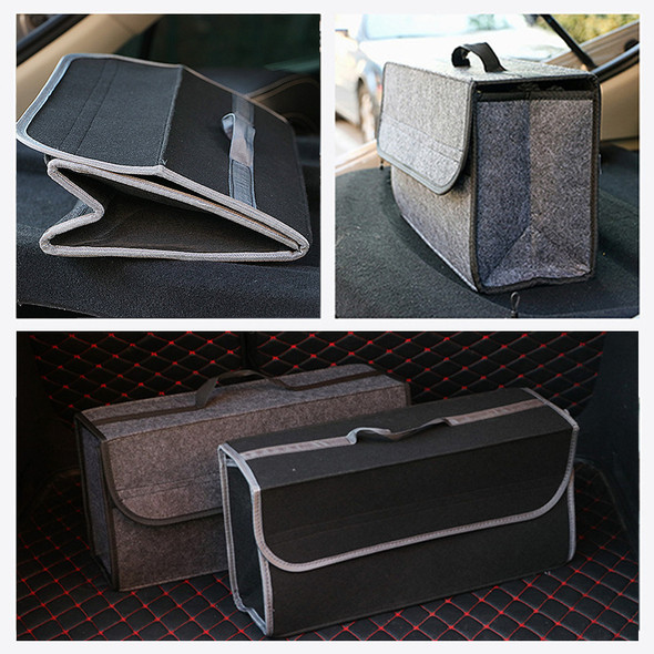 Car handbag holder Soft Woolen Felt Storage box Bag Cargo Tools Tidying Package Blanket Tool Automobi Trunk Organizer net pocket