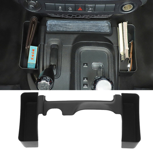 Car Gear Shift Storage Box Handle Grab Tray Armrest Organizer for Jeep Wrangler JK 2011-2017 Stowing Tidying Interior Accessory