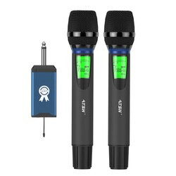 AT550 UHF Professional Wireless Microphone Ktv FM Long Range Stereo