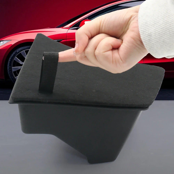 For 2021-23 Tesla Model Y RWD Car Trunk Side Storage Box Hollow Cover Organizer Flocking Mat Partition Board Stowing Tidying For 2021-23 Tesla Model Y RWD Car Trunk Side Storage Box Hollow Cover Organizer Flocking Mat Partition Board Stowing Tidying