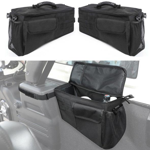 Car Trunk Side Storage Bag Organizer Tool Tray for Jeep Wrangler JK JL 4 Doors 2007-2024 Stowing Tidying Interior Accessories