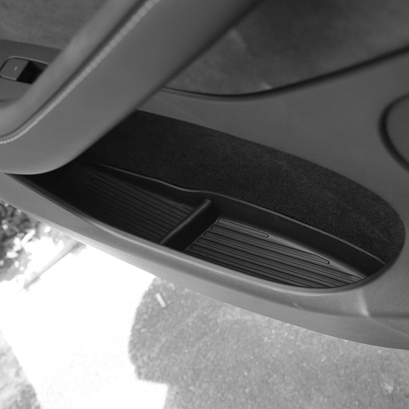 TPE 4pcs Door-Side Storage Tray Suitable for Tesla Model Y 16-21 Car Stowing Tidying Interior Accessories
