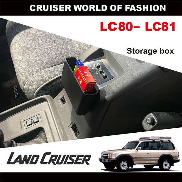 Armrest Box Storage Stowing Tidying For Land Cruiser Small Item Storage Box LC80 Land Cruiser Interior Accessories Modification