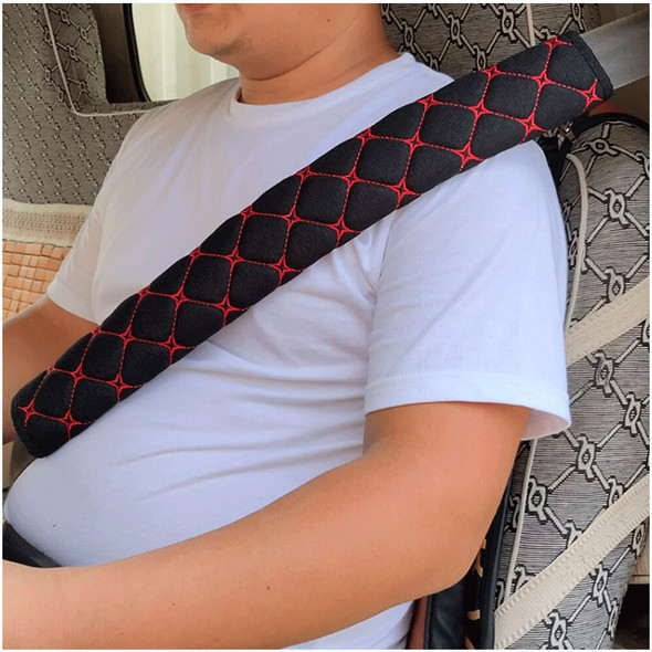 Car accessories seat belt PVC Safety Belt Shoulder Cover Breathable Protection Seat Belt Padding Pad Auto Interior Access