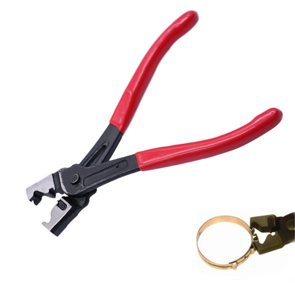 Car Hose Clamp Plier Oil Hose Crimping Plier R Type Collar Hose Clip Clamp Pliers Water Pipe Clamp Calliper Car Repair Tool