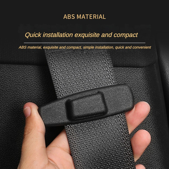 2PCS Universal Strong Car Safety Belt Protection Clip Plastic Seat Belt Clamp Buckle Adjustment Lock Fastener Car Accessories