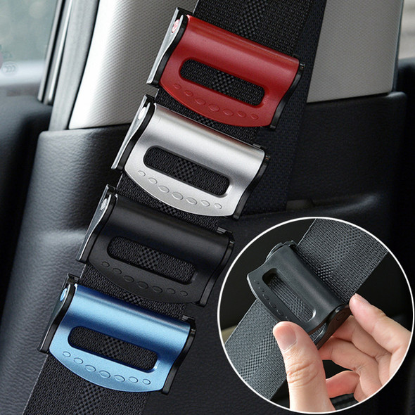 2pcs Car Seat Belts Anchor Safety Protection 4 Colors Universal Safety Adjustable Auto Stopper Buckle Plastic Clip Car Accessory