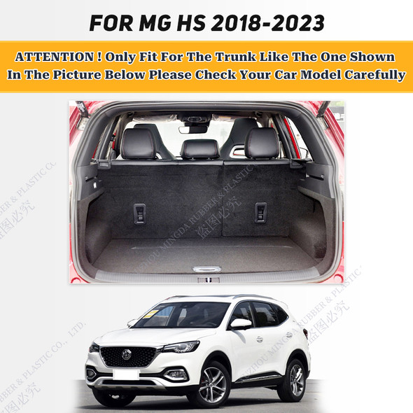 Car Trunk Mat For MG HS 2018 2019 2020 2021 2022 2023 Car floor mats Cover Carpet Pad Car Accessories Auto Interior Decoration