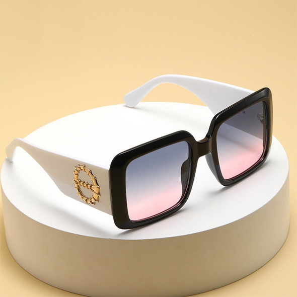 Circle Decorative Square Sunglasses For Women Men Brand Design Luxury Big Sun Glasses Fashion Classic Male Ladies Eyewear Mirror