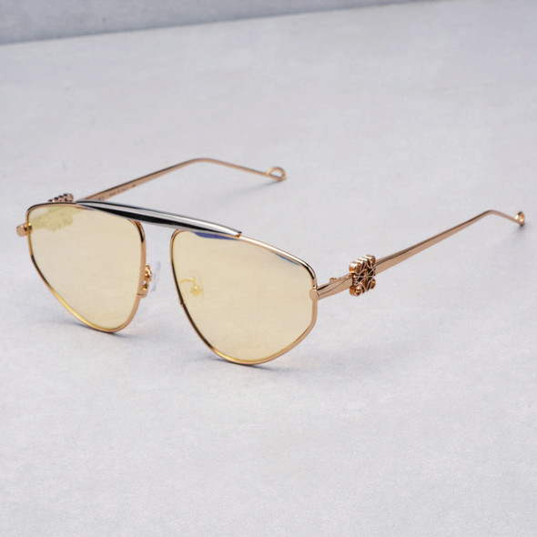 2024 Retro Cat-Eye Design Luxury Vintage Fashion Trend Sunglasses LW40108U Pilot Alloy Frame TAC Lens Women Man 3A+ Top Quality