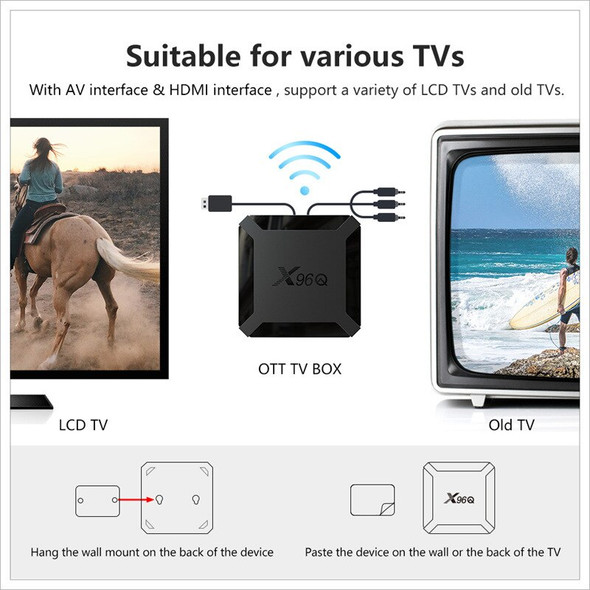 Network set top box X96 MINI4K TV box Quanzhi H313 Android 10 TV BOX|
