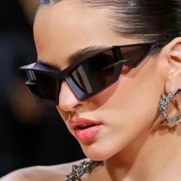 Fashion Sunglasses New Futuristic Sense of Technology Sense Y2K Women's Men's Glasses Outdoor Sunscreen Uv400 Fashion Sunglasses New Futuristic Sense of Technology Sense Y2K Women's Men's Glasses Outdoor Sunscreen Uv400