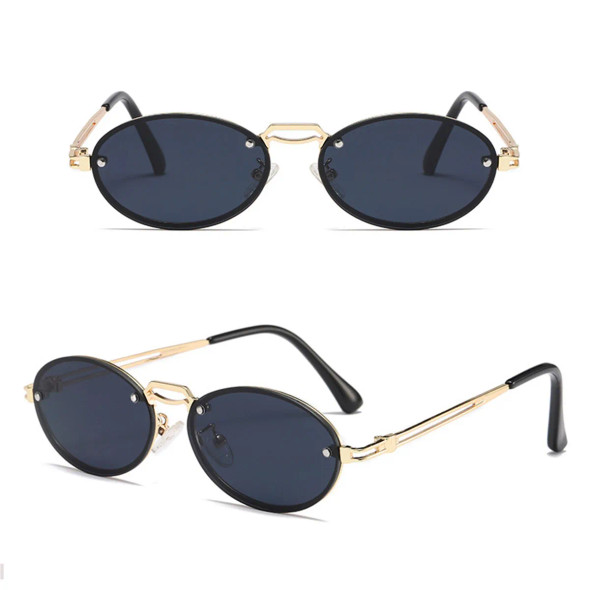 FOENIXSONG Men‘s Fashion Sunglasses for Men Women Oval Small Sun Glasses UV400 Vintage Eyewear Retro Sunglass