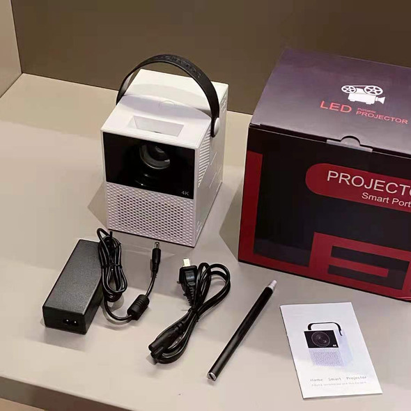 Android 9 Touch Screen with battery Mini LED projector CPU 4 cores A7