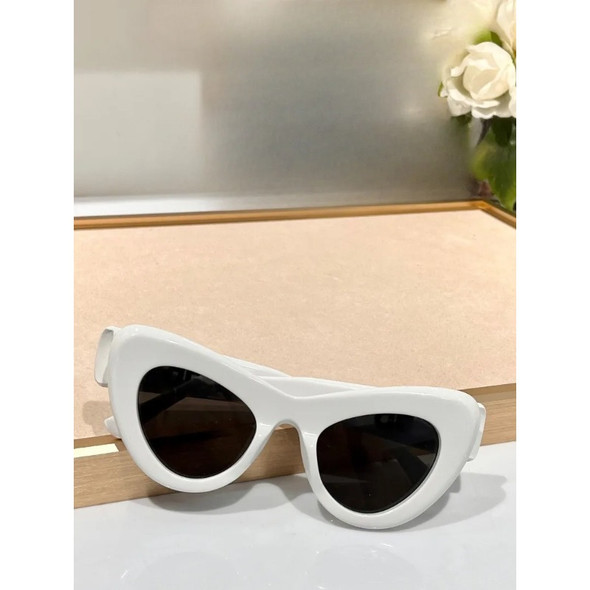Trendy Cat Eye Polarizing Sunglasses for Both Men Women Heart-shaped Quality Personality UV Protection Outdoor Solar Glasses