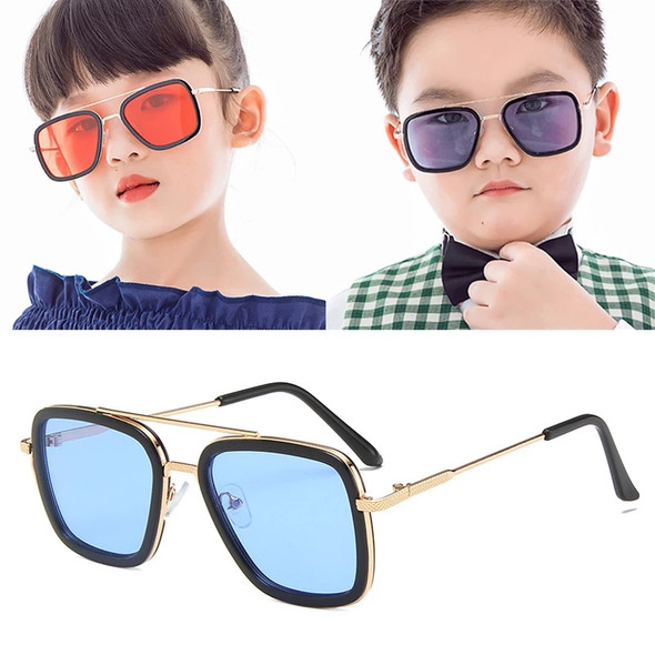 Iron Man Glasses Tony Stark Sunglasses Children Sunglasses Fashion Girls Kids Sunglasses Shades 5-12 years old