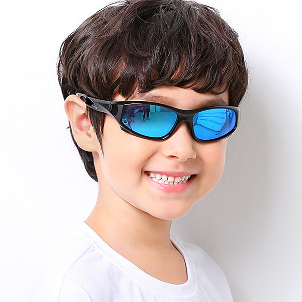 Kids Sports Polarized Sunglasses Color Lens UV Protection Children Fashion Eyewear for Boys and Girls Silicone Safety Glasses