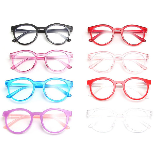 Anti-blue Light Glasses for Kids Ultra Light Frame Eye Protection Eyeglasses Children Boys Girls Cute Round Eyewear